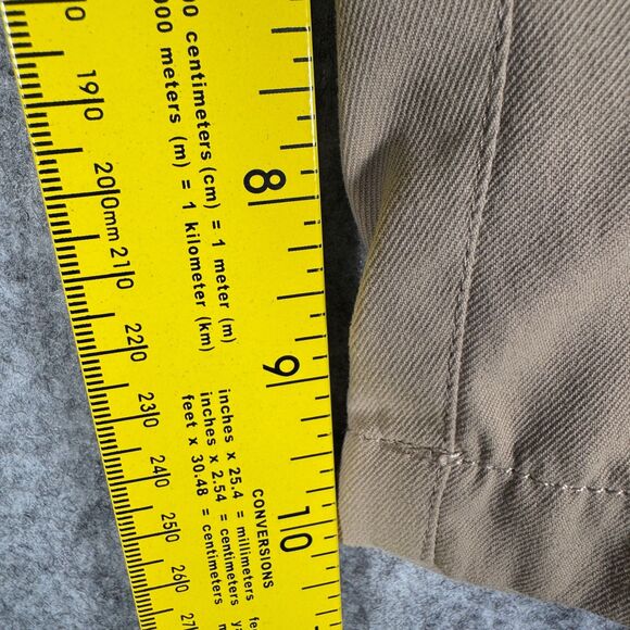 Clothing Arts Shorts Mens Size 36x10 Beige P Cubed Pick Pocket Proof Travel - Picture 3 of 11